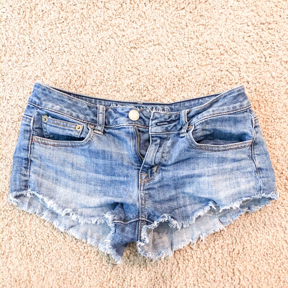 Denim shorts